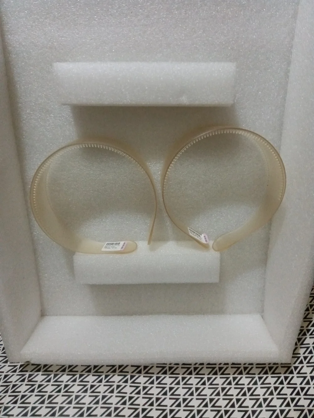 Beige Plastic Headband - Neutral Women’s Hair Accessory